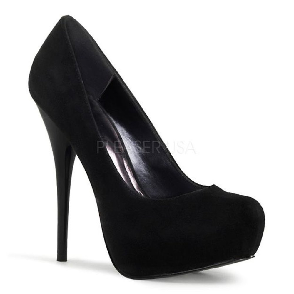 GORGEOUS-20 (Blk Suede) -Pleaser Shoes